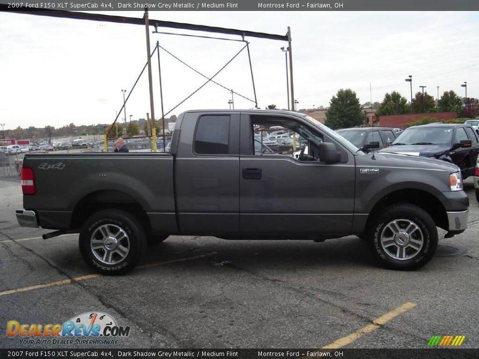 2007 Ford F150 XLT SuperCab 4x4 Dark Shadow Grey Metallic / Medium Flint Photo #6