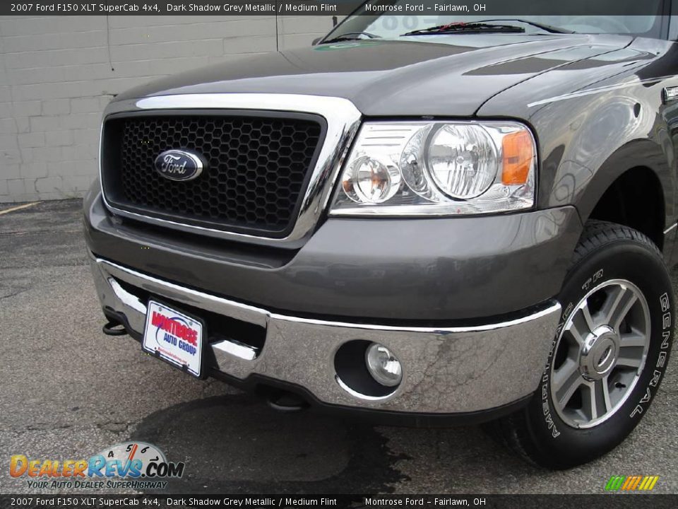 2007 Ford F150 XLT SuperCab 4x4 Dark Shadow Grey Metallic / Medium Flint Photo #9