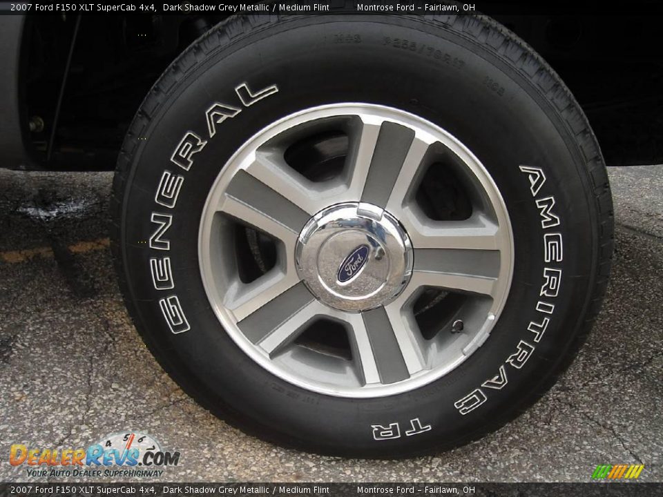 2007 Ford F150 XLT SuperCab 4x4 Dark Shadow Grey Metallic / Medium Flint Photo #11