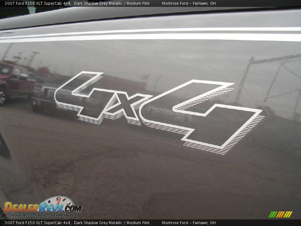 2007 Ford F150 XLT SuperCab 4x4 Dark Shadow Grey Metallic / Medium Flint Photo #12