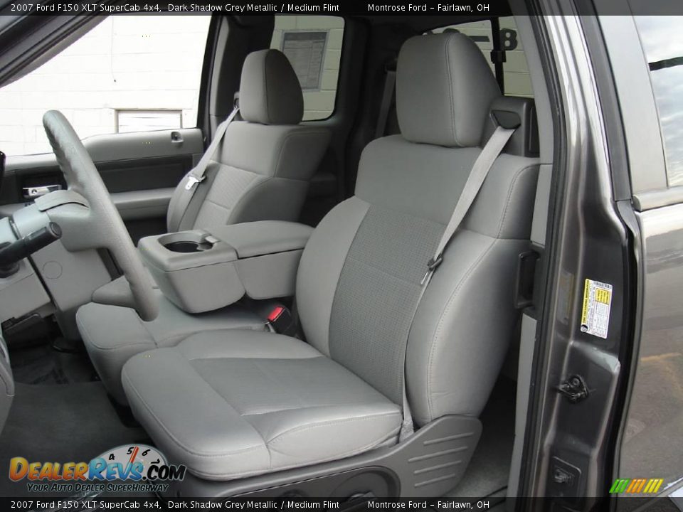 2007 Ford F150 XLT SuperCab 4x4 Dark Shadow Grey Metallic / Medium Flint Photo #16
