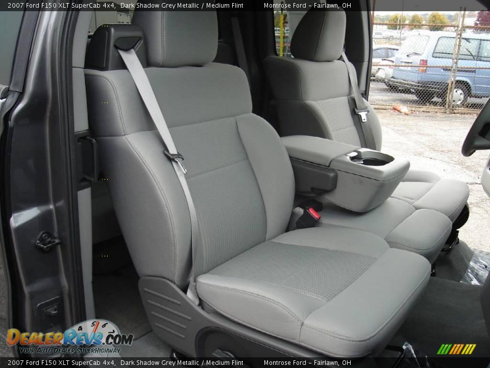 2007 Ford F150 XLT SuperCab 4x4 Dark Shadow Grey Metallic / Medium Flint Photo #17