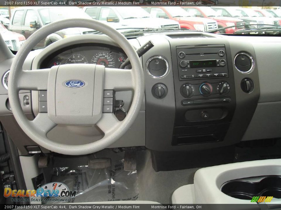 2007 Ford F150 XLT SuperCab 4x4 Dark Shadow Grey Metallic / Medium Flint Photo #22