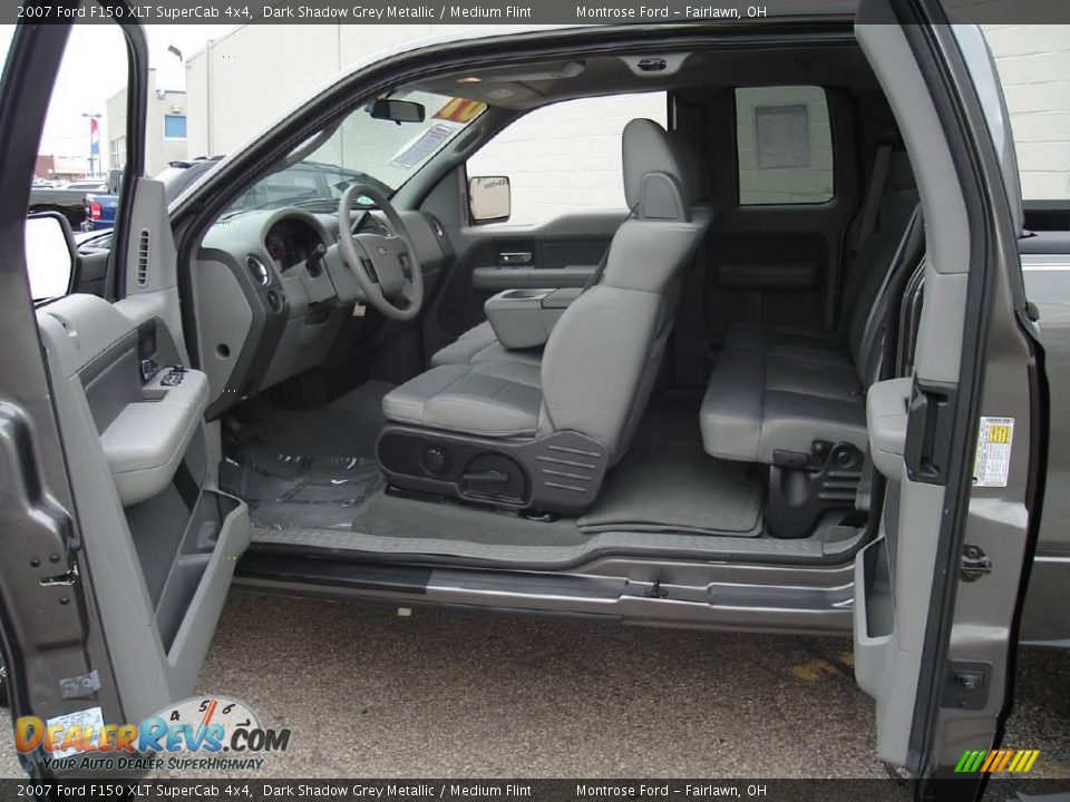 2007 Ford F150 XLT SuperCab 4x4 Dark Shadow Grey Metallic / Medium Flint Photo #24