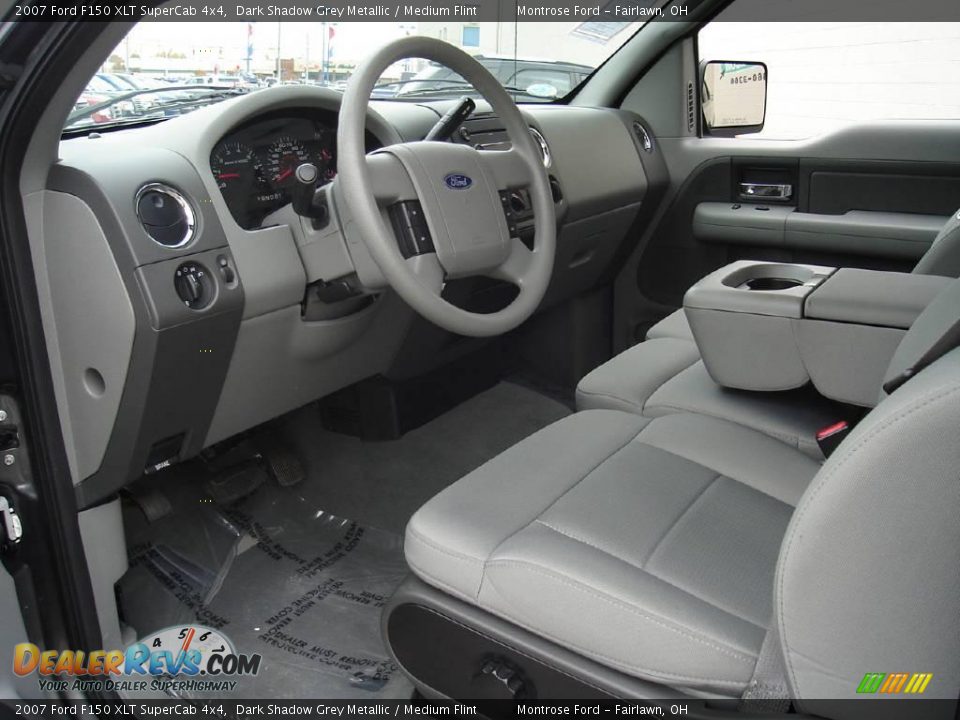 2007 Ford F150 XLT SuperCab 4x4 Dark Shadow Grey Metallic / Medium Flint Photo #27