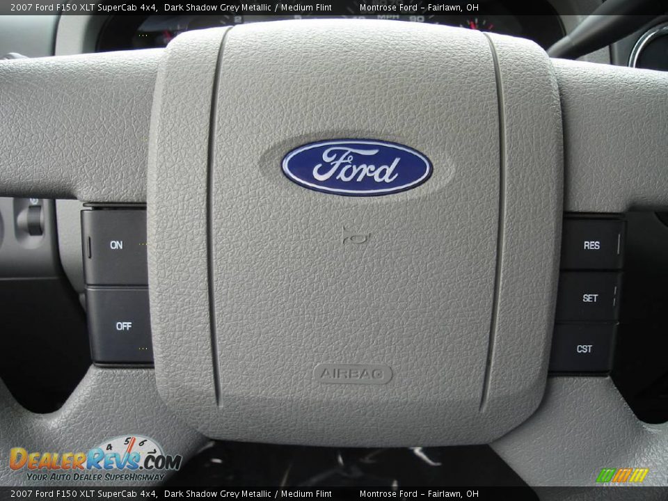 2007 Ford F150 XLT SuperCab 4x4 Dark Shadow Grey Metallic / Medium Flint Photo #30