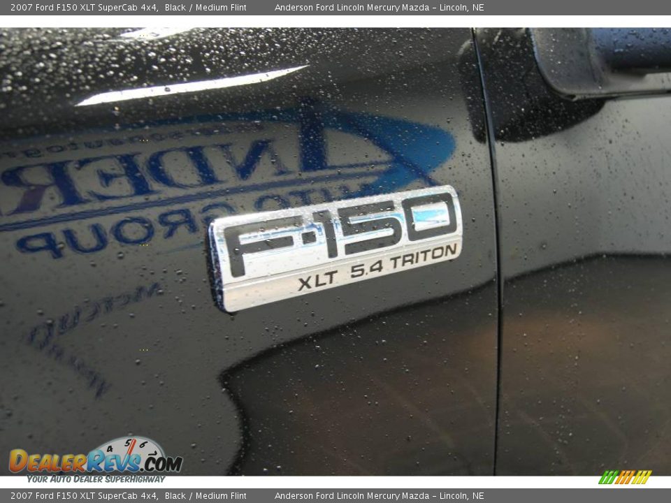 2007 Ford F150 XLT SuperCab 4x4 Black / Medium Flint Photo #11