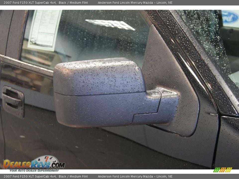 2007 Ford F150 XLT SuperCab 4x4 Black / Medium Flint Photo #14