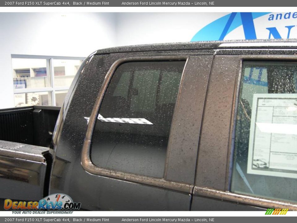 2007 Ford F150 XLT SuperCab 4x4 Black / Medium Flint Photo #16