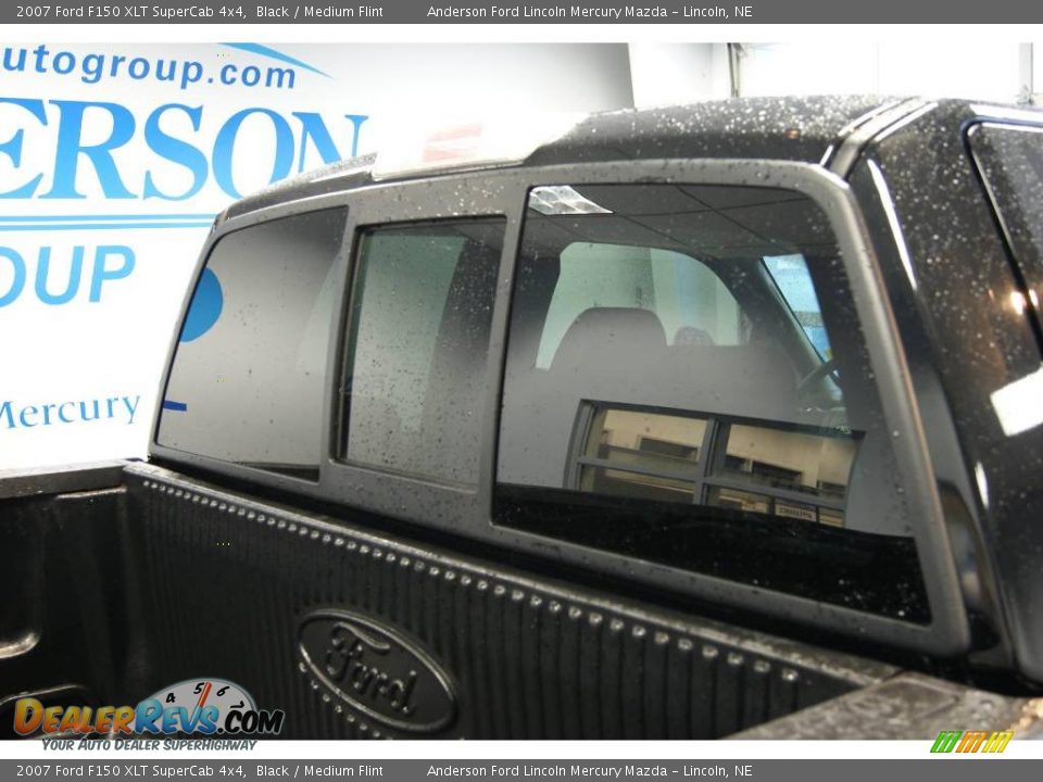 2007 Ford F150 XLT SuperCab 4x4 Black / Medium Flint Photo #17