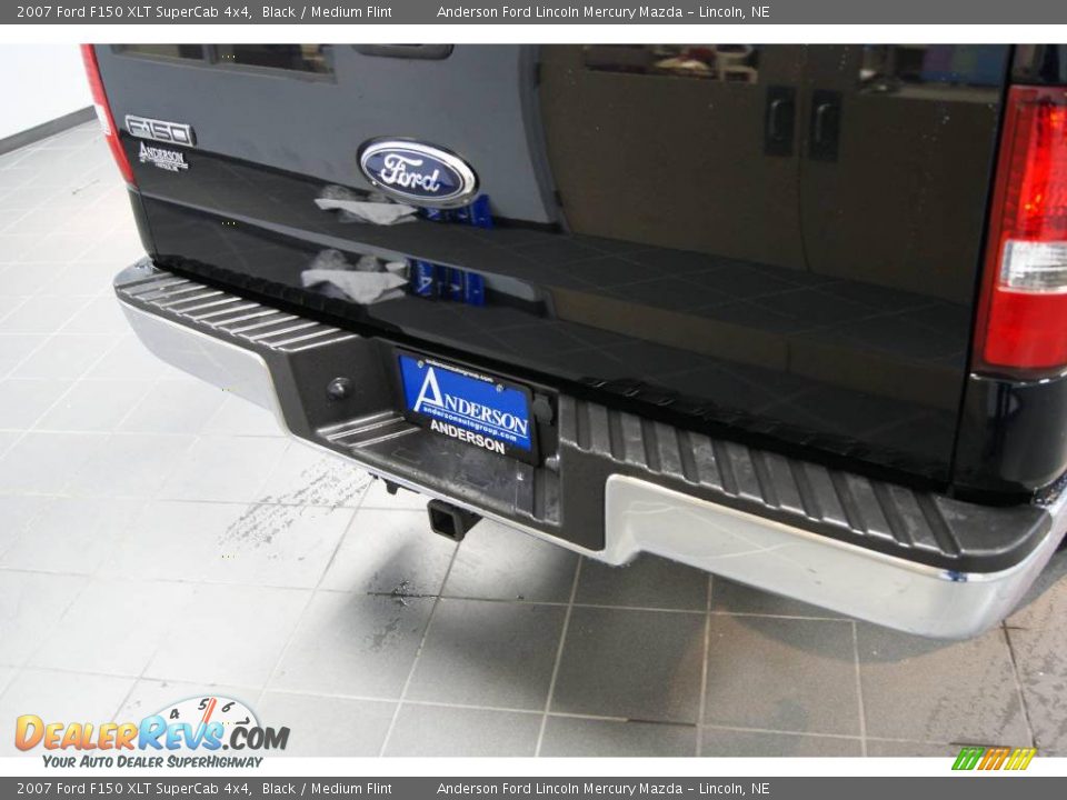 2007 Ford F150 XLT SuperCab 4x4 Black / Medium Flint Photo #19