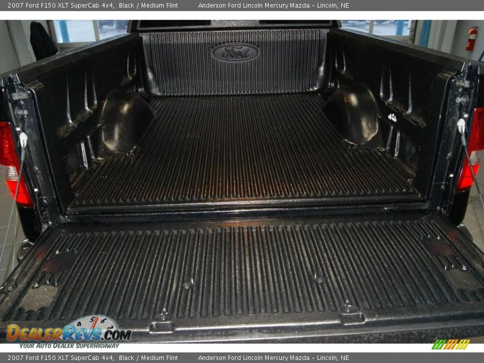 2007 Ford F150 XLT SuperCab 4x4 Black / Medium Flint Photo #24