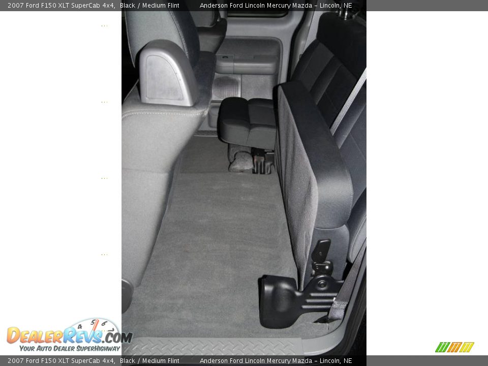 2007 Ford F150 XLT SuperCab 4x4 Black / Medium Flint Photo #29