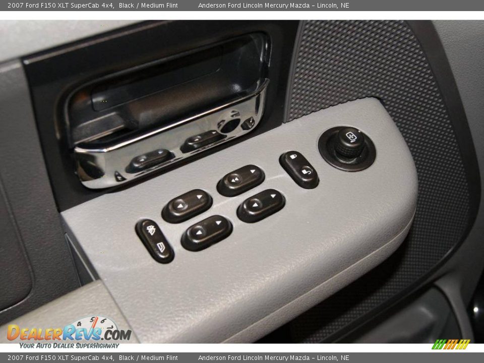 2007 Ford F150 XLT SuperCab 4x4 Black / Medium Flint Photo #33