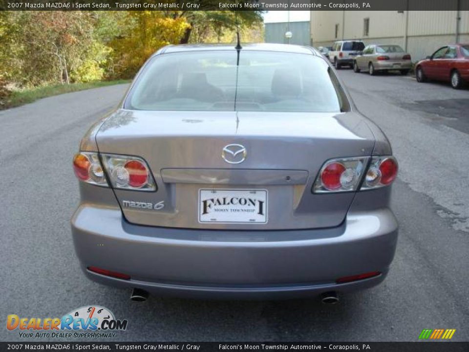 2007 Mazda MAZDA6 i Sport Sedan Tungsten Gray Metallic / Gray Photo #3