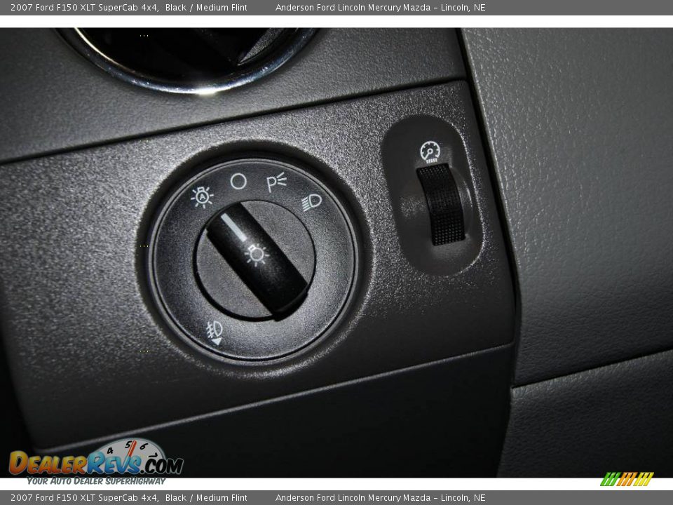 2007 Ford F150 XLT SuperCab 4x4 Black / Medium Flint Photo #34