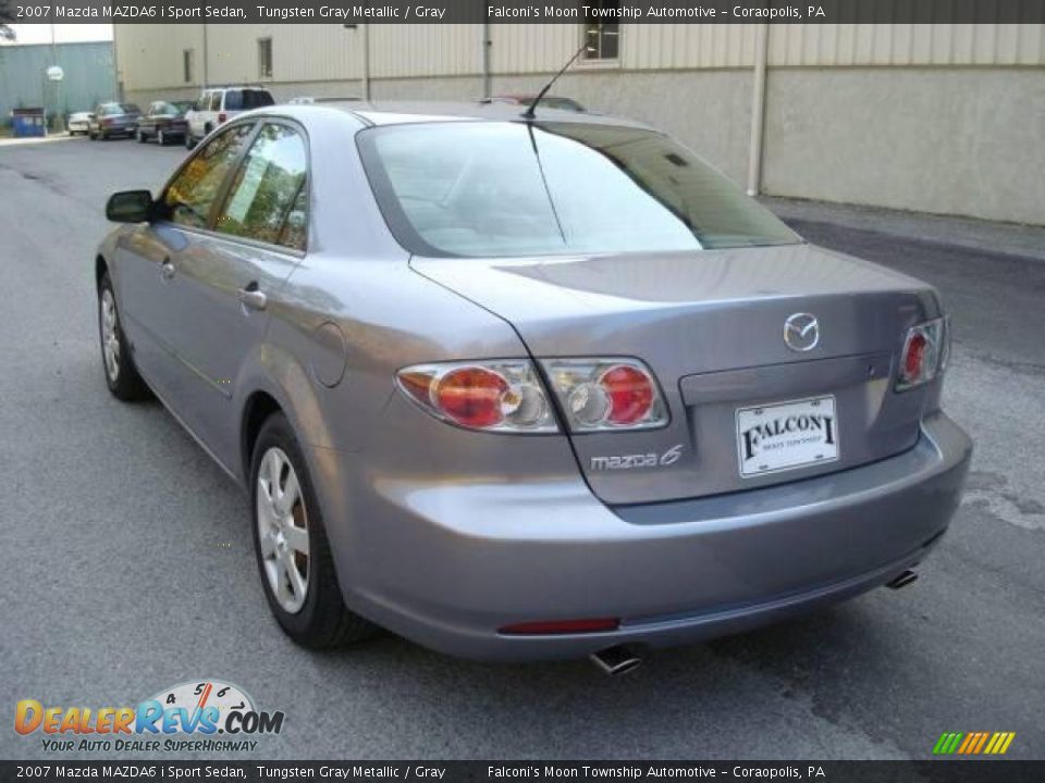 2007 Mazda MAZDA6 i Sport Sedan Tungsten Gray Metallic / Gray Photo #4
