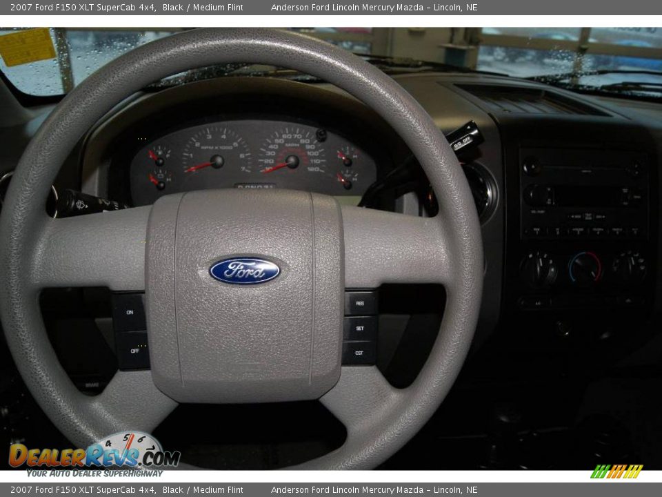 2007 Ford F150 XLT SuperCab 4x4 Black / Medium Flint Photo #36