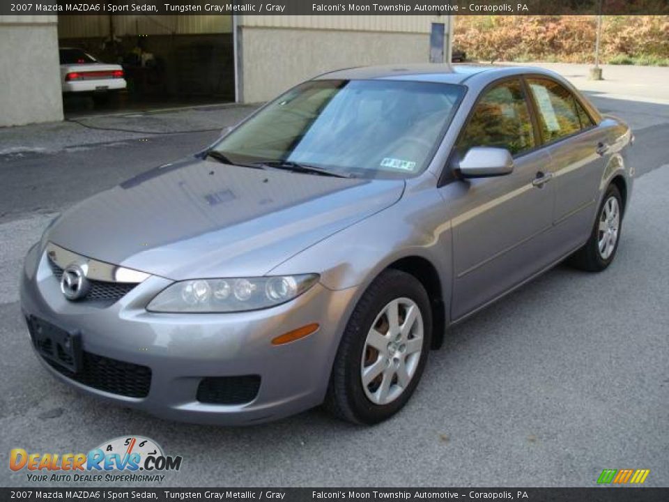2007 Mazda MAZDA6 i Sport Sedan Tungsten Gray Metallic / Gray Photo #5