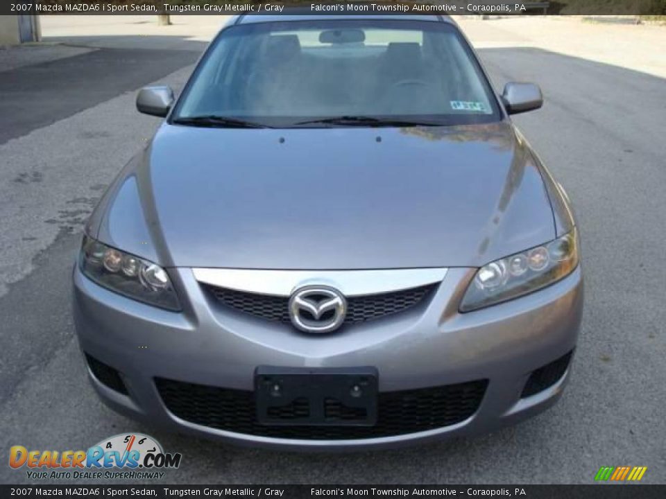 2007 Mazda MAZDA6 i Sport Sedan Tungsten Gray Metallic / Gray Photo #6