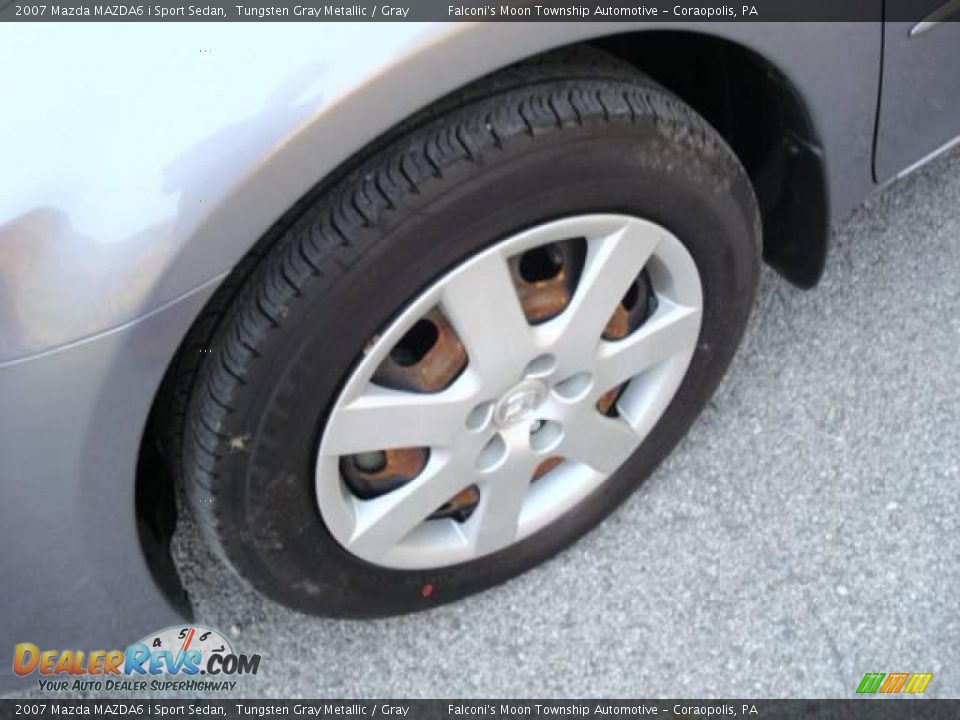 2007 Mazda MAZDA6 i Sport Sedan Tungsten Gray Metallic / Gray Photo #7