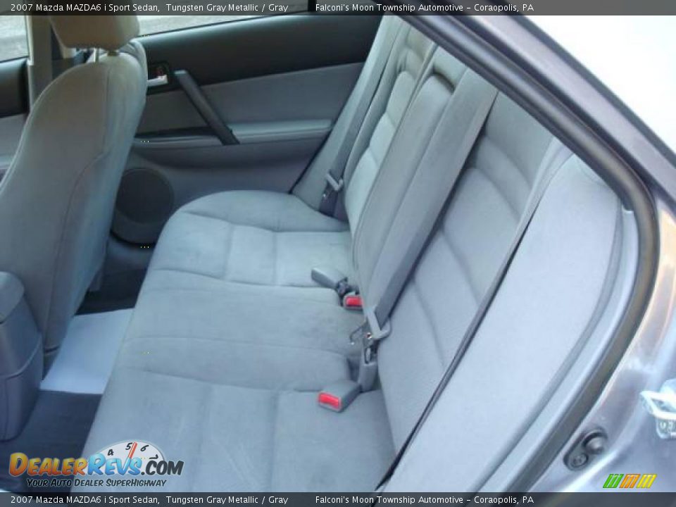 2007 Mazda MAZDA6 i Sport Sedan Tungsten Gray Metallic / Gray Photo #9