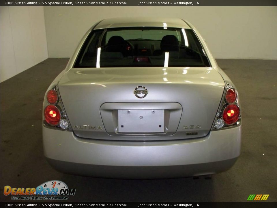 2006 Nissan Altima 2.5 S Special Edition Sheer Silver Metallic / Charcoal Photo #3