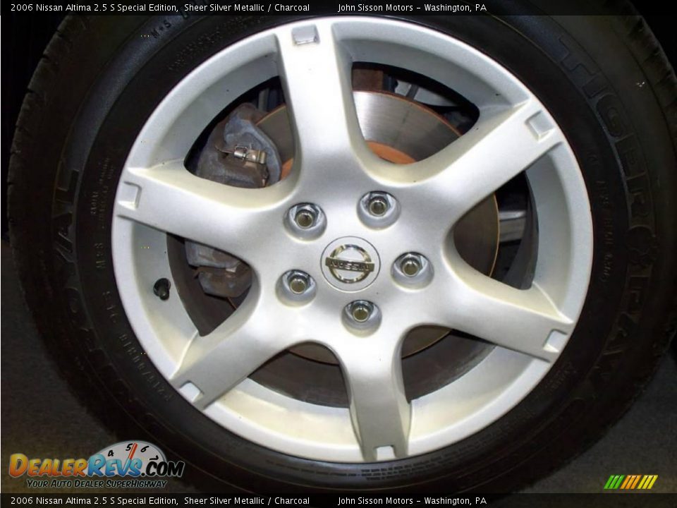2006 Nissan Altima 2.5 S Special Edition Sheer Silver Metallic / Charcoal Photo #7