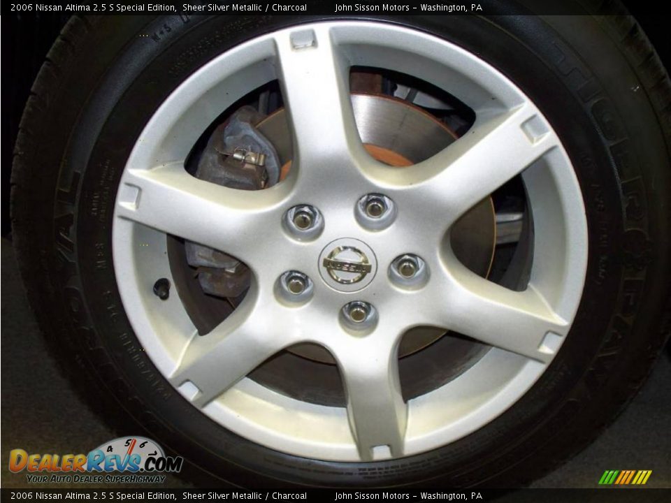 2006 Nissan Altima 2.5 S Special Edition Sheer Silver Metallic / Charcoal Photo #8