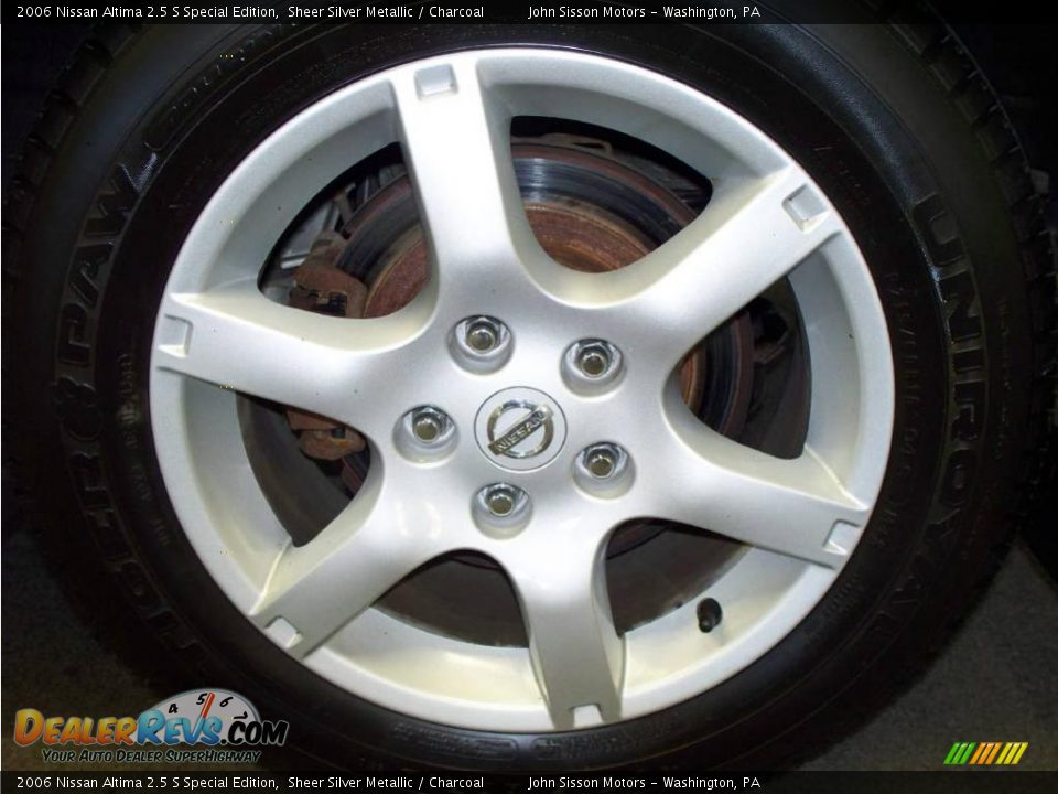 2006 Nissan Altima 2.5 S Special Edition Sheer Silver Metallic / Charcoal Photo #9