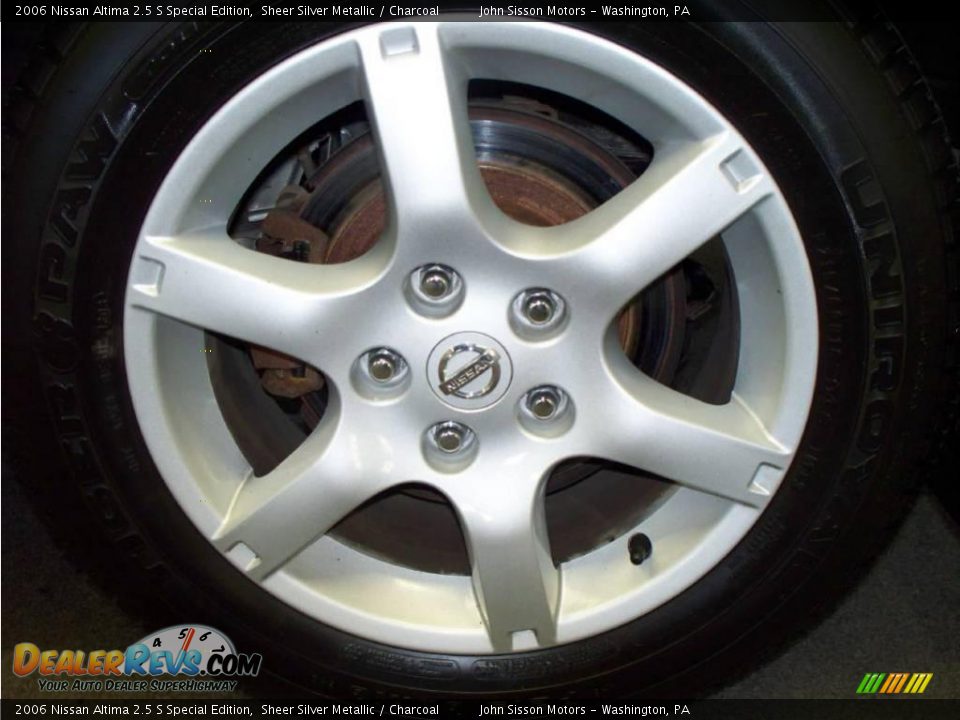 2006 Nissan Altima 2.5 S Special Edition Sheer Silver Metallic / Charcoal Photo #10