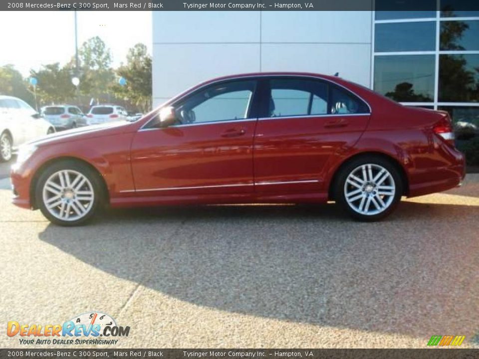 2008 Mercedes-Benz C 300 Sport Mars Red / Black Photo #2