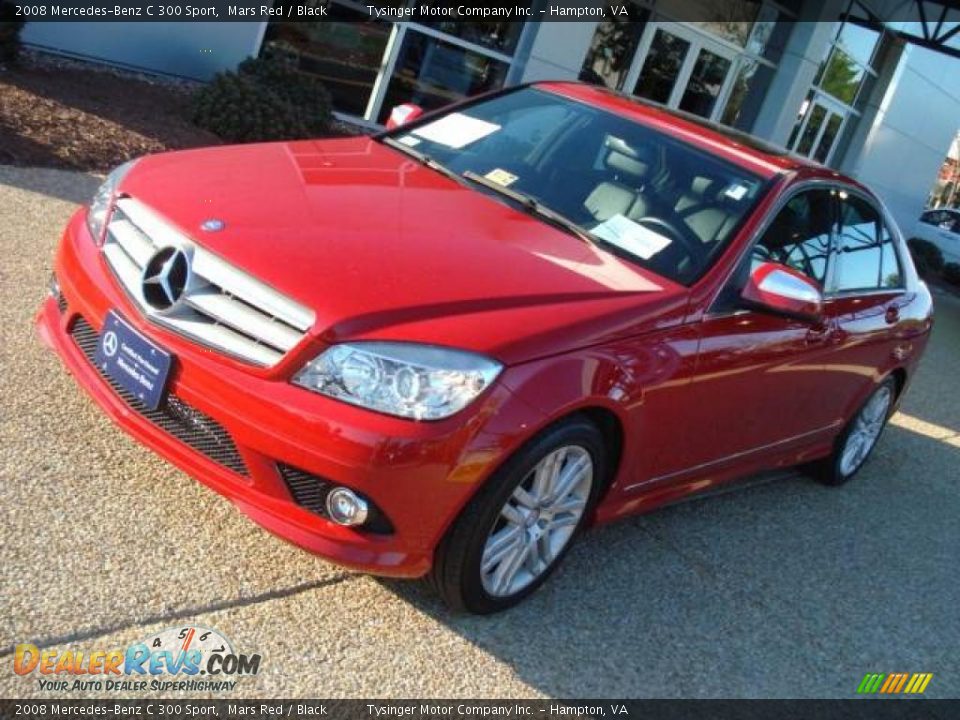 2008 Mercedes-Benz C 300 Sport Mars Red / Black Photo #7