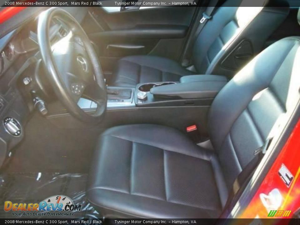 2008 Mercedes-Benz C 300 Sport Mars Red / Black Photo #8