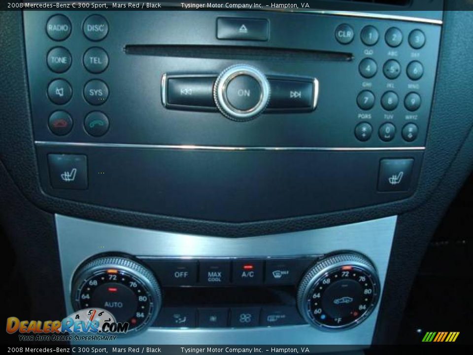 2008 Mercedes-Benz C 300 Sport Mars Red / Black Photo #12