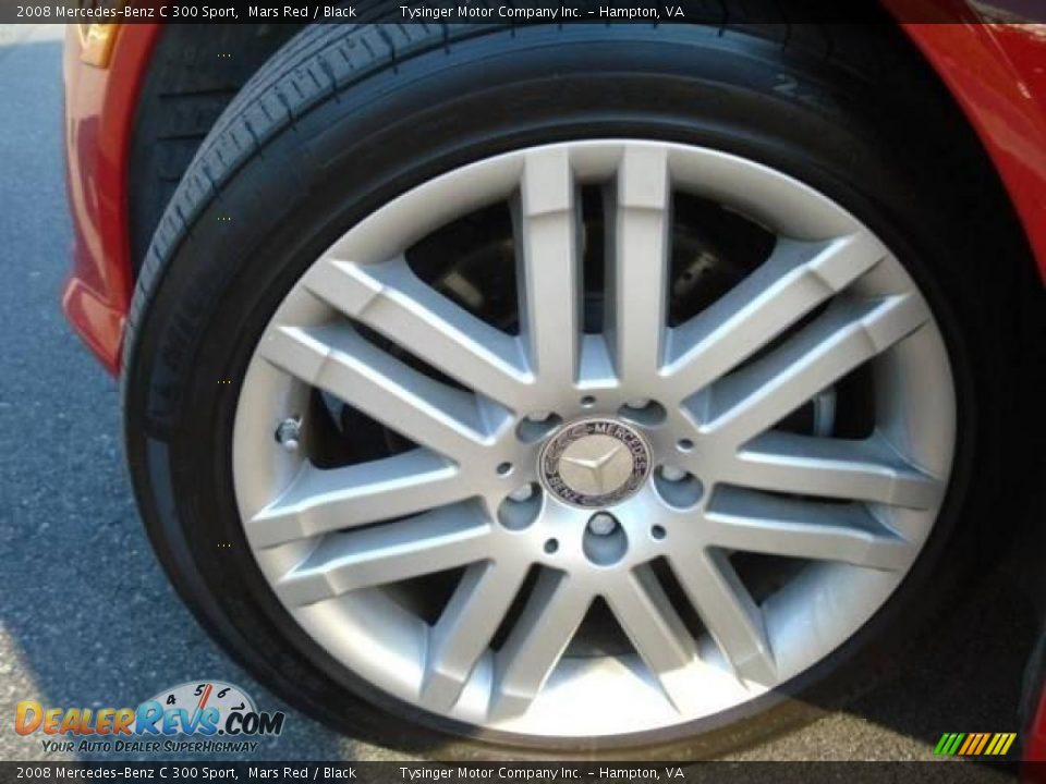 2008 Mercedes-Benz C 300 Sport Mars Red / Black Photo #18