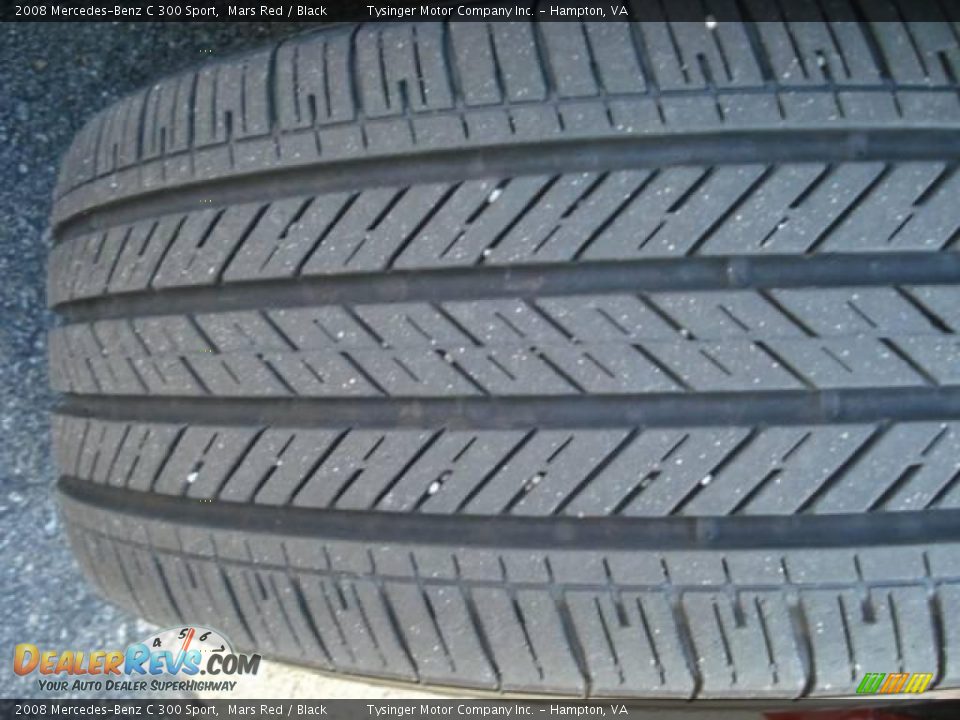 2008 Mercedes-Benz C 300 Sport Mars Red / Black Photo #19