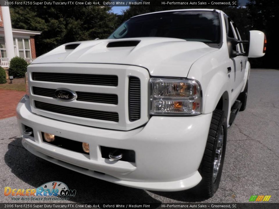 2006 Ford F250 Super Duty Tuscany FTX Crew Cab 4x4 Oxford White / Medium Flint Photo #1