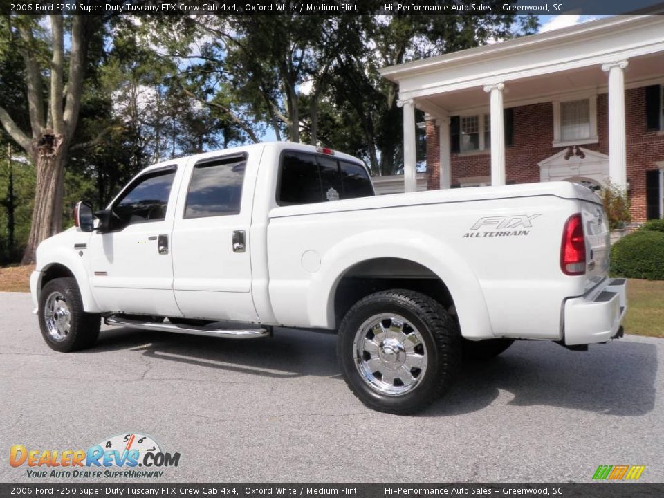 2006 Ford F250 Super Duty Tuscany FTX Crew Cab 4x4 Oxford White / Medium Flint Photo #4