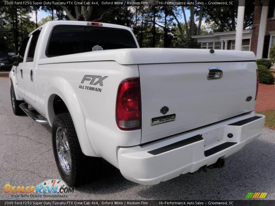 2006 Ford F250 Super Duty Tuscany FTX Crew Cab 4x4 Oxford White / Medium Flint Photo #5