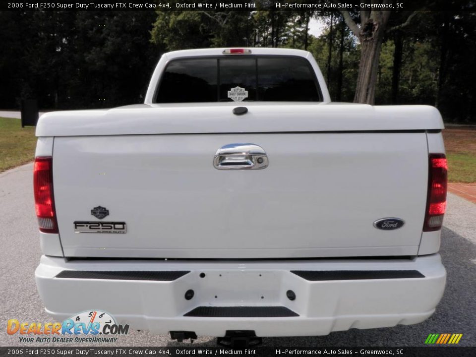 2006 Ford F250 Super Duty Tuscany FTX Crew Cab 4x4 Oxford White / Medium Flint Photo #6