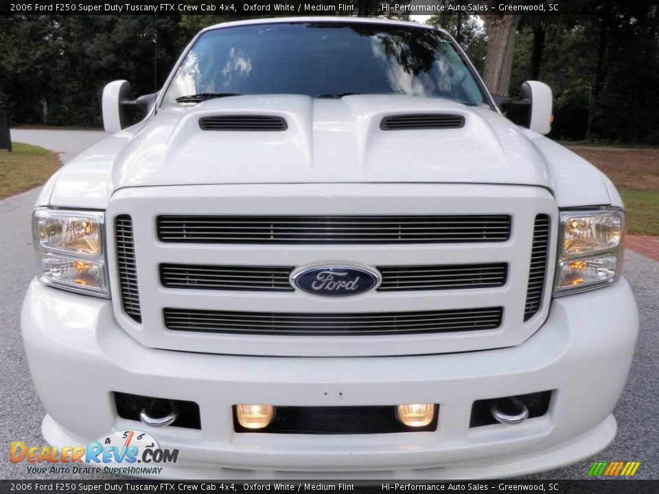 2006 Ford F250 Super Duty Tuscany FTX Crew Cab 4x4 Oxford White / Medium Flint Photo #12