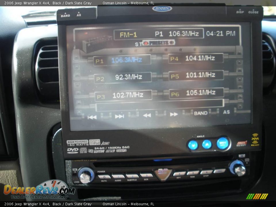 2006 Jeep Wrangler X 4x4 Black / Dark Slate Gray Photo #15