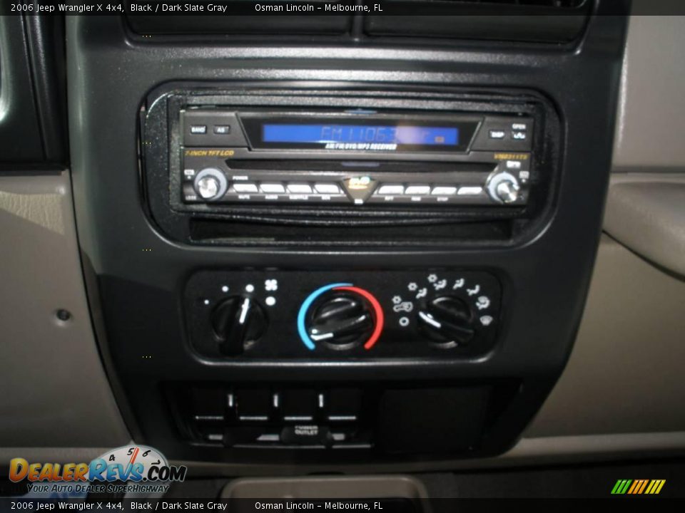 2006 Jeep Wrangler X 4x4 Black / Dark Slate Gray Photo #16