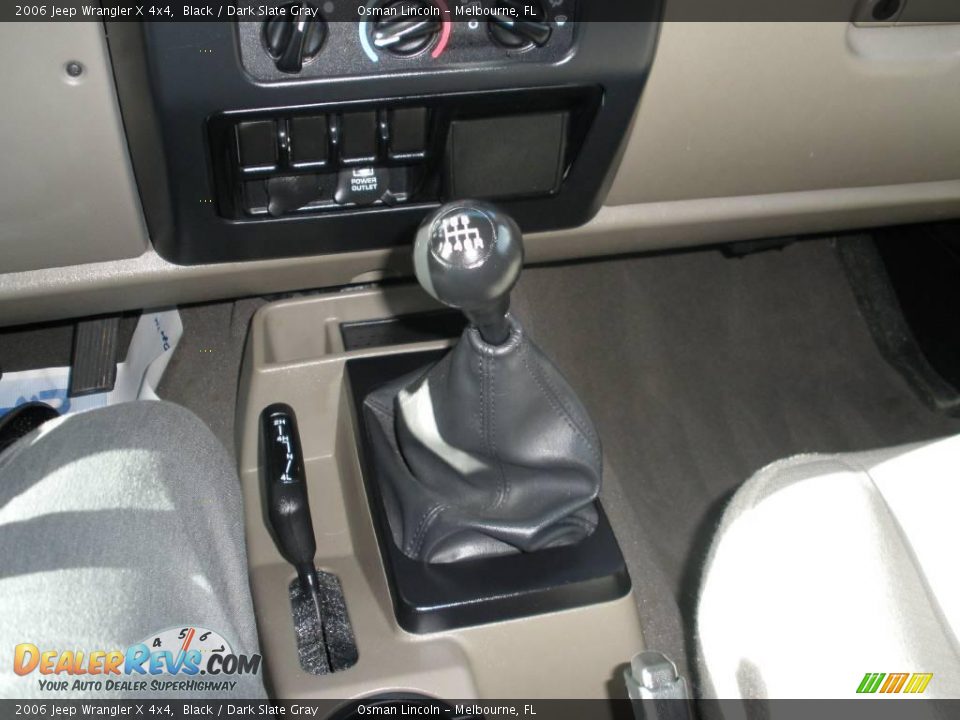 2006 Jeep Wrangler X 4x4 Black / Dark Slate Gray Photo #18