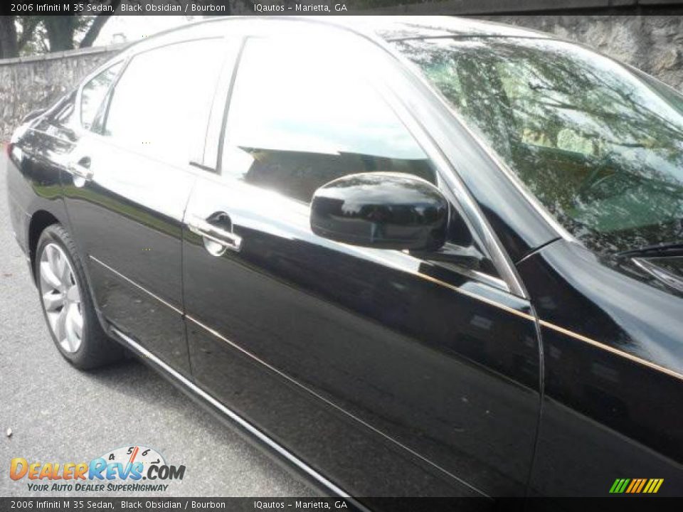 2006 Infiniti M 35 Sedan Black Obsidian / Bourbon Photo #10