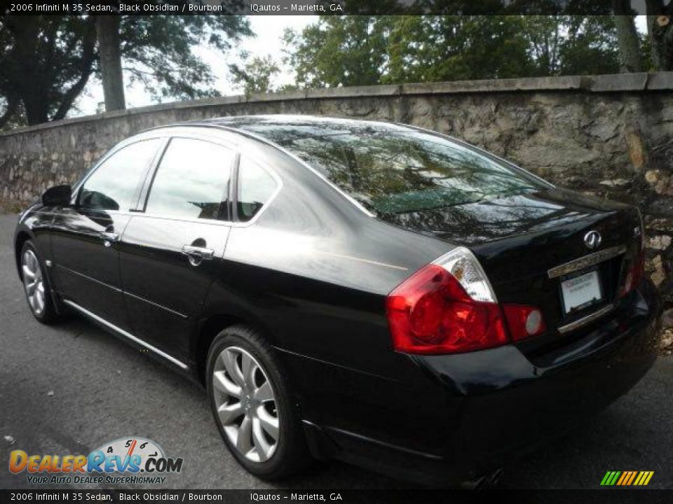2006 Infiniti M 35 Sedan Black Obsidian / Bourbon Photo #12