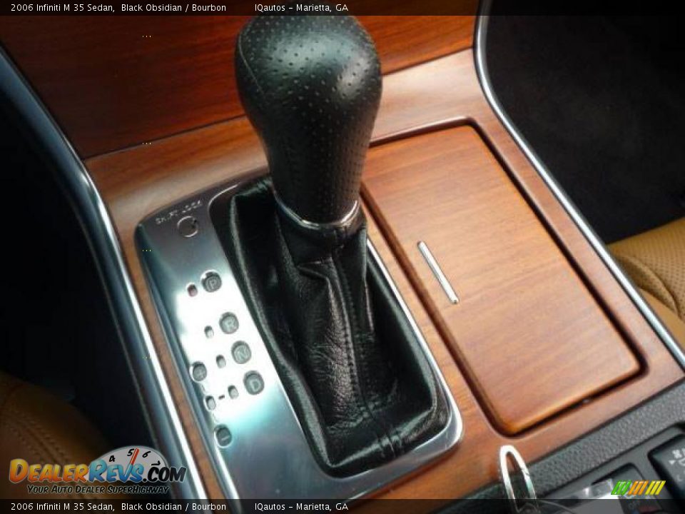 2006 Infiniti M 35 Sedan Black Obsidian / Bourbon Photo #18