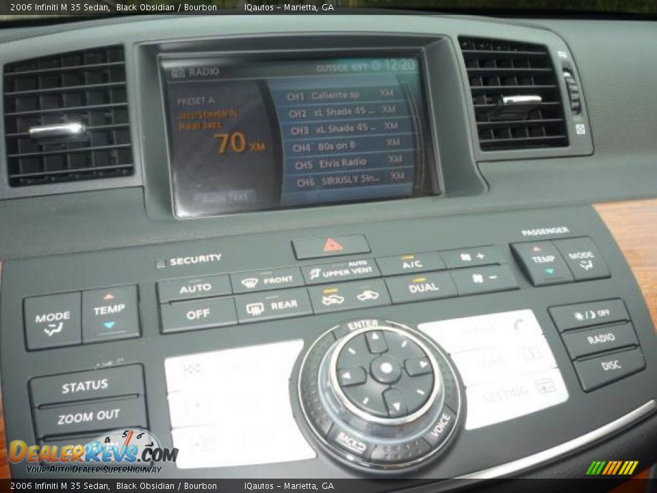 2006 Infiniti M 35 Sedan Black Obsidian / Bourbon Photo #19