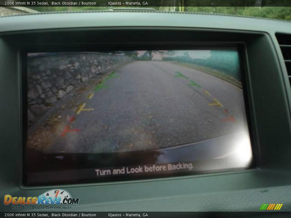 2006 Infiniti M 35 Sedan Black Obsidian / Bourbon Photo #21